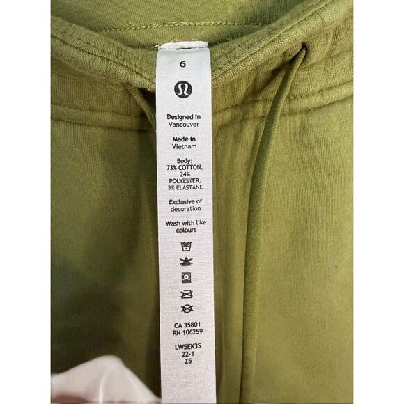 Lululemon Loungeful Straight Leg Pant Bronze Green Size 6 W5EK3S Sweatpants - Picture 5 of 14